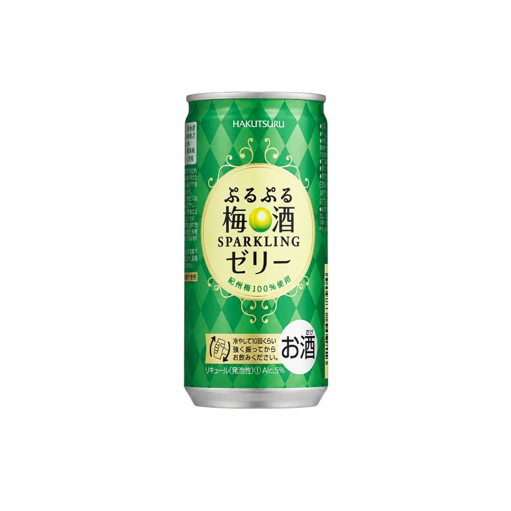 SAKE (5%) ESPUMOSO CIRUELA *HAKUTSURU* 白鹤梅子味起泡清酒 190ml/30