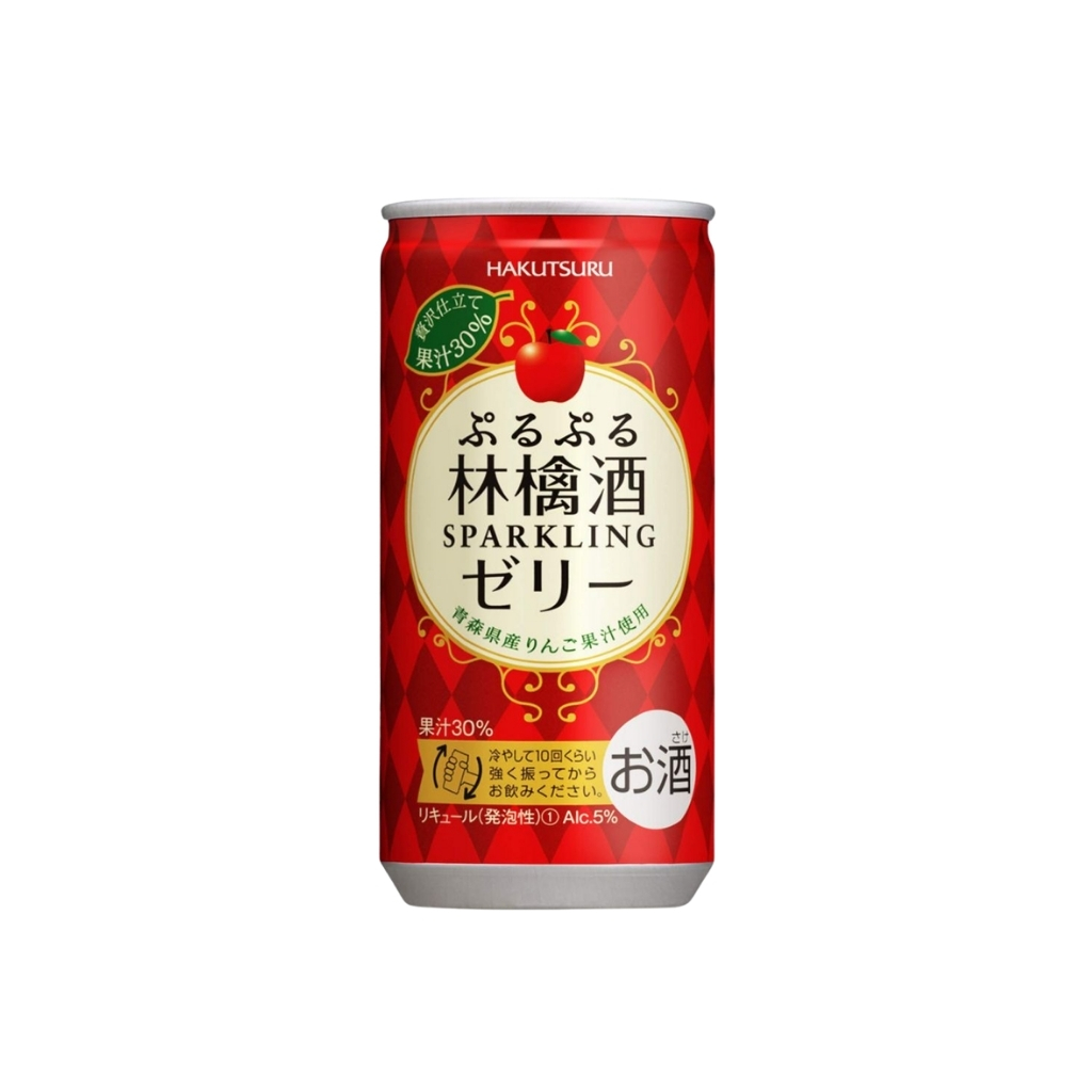 SAKE (5%) ESPUMOSO MANZANA *HAKUTSURU* 白鹤苹果味起泡清酒 190ml/30