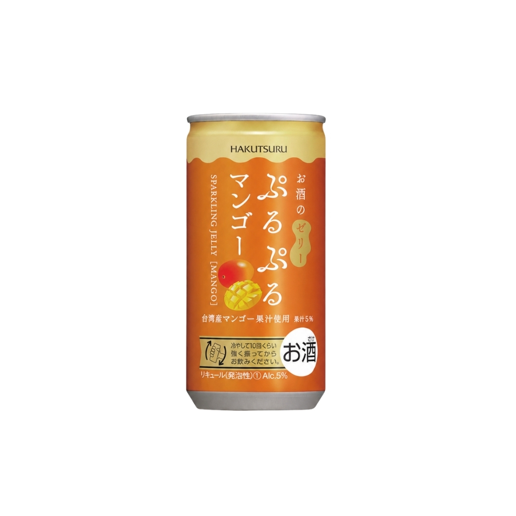 SAKE (5%) ESPUMOSO MANGO *HAKUTSURU* 白鹤芒果味起泡清酒 190ml/30