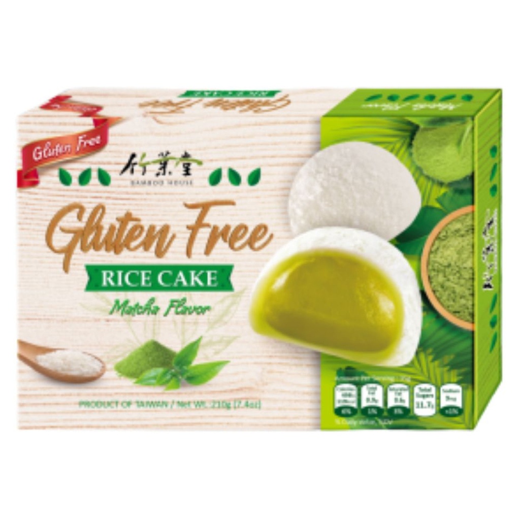 [502259/5P0913] MOCHI TE MATCHA SIN GLUTEN *BAMBOO HOUSE* 竹叶堂无麸质抹茶麻糬 210g/24