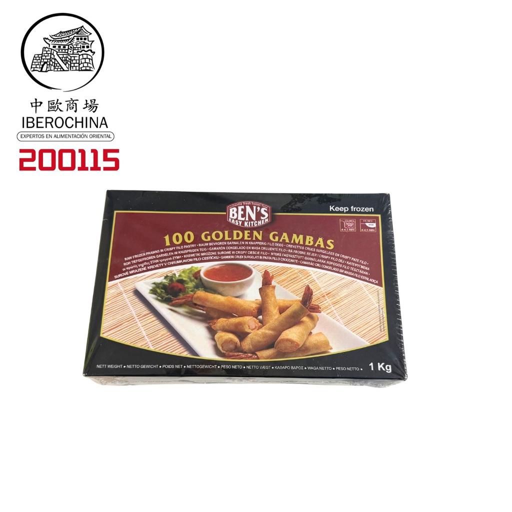 ROLLO DE PRIMAVERA DE GAMBAS *BML* 虾春卷 1kg/10