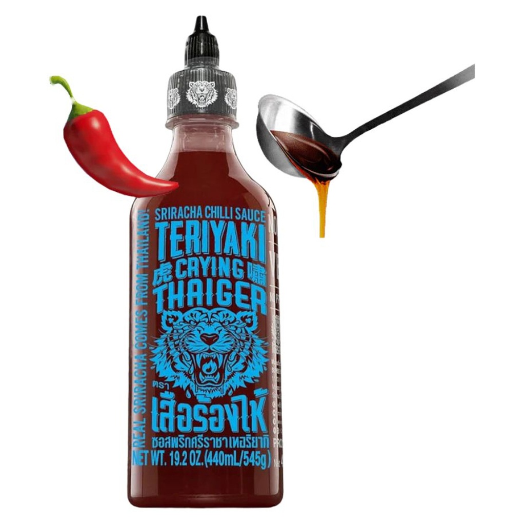 [500295] SALSA SRIRACHA TERIYAKI *CRYING THAIGER* 虎啸是拉差照烧酱 440ml/12
