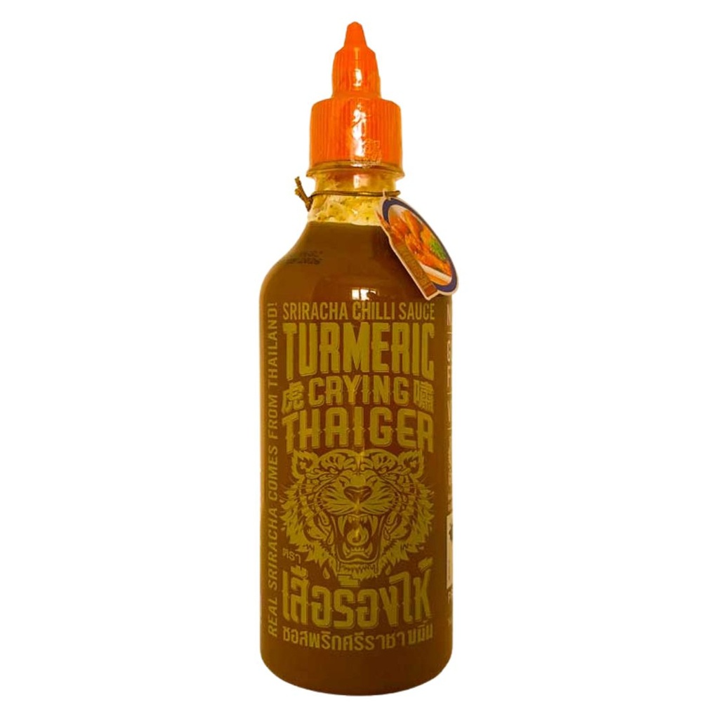 [500296] SALSA SRIRACHA CURCUMA *CRYING THAIGER* 虎啸是拉差姜黄酱 440ml/12