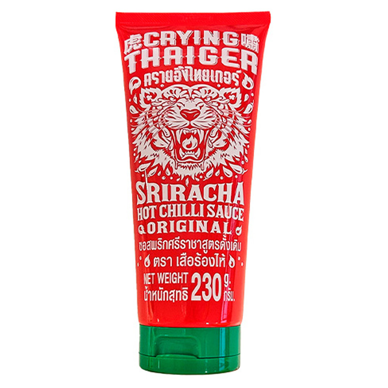 [500298] SALSA SRIRACHA TUBO *CRYING THAIGER* 虎啸是拉差酱软管装 230g/24