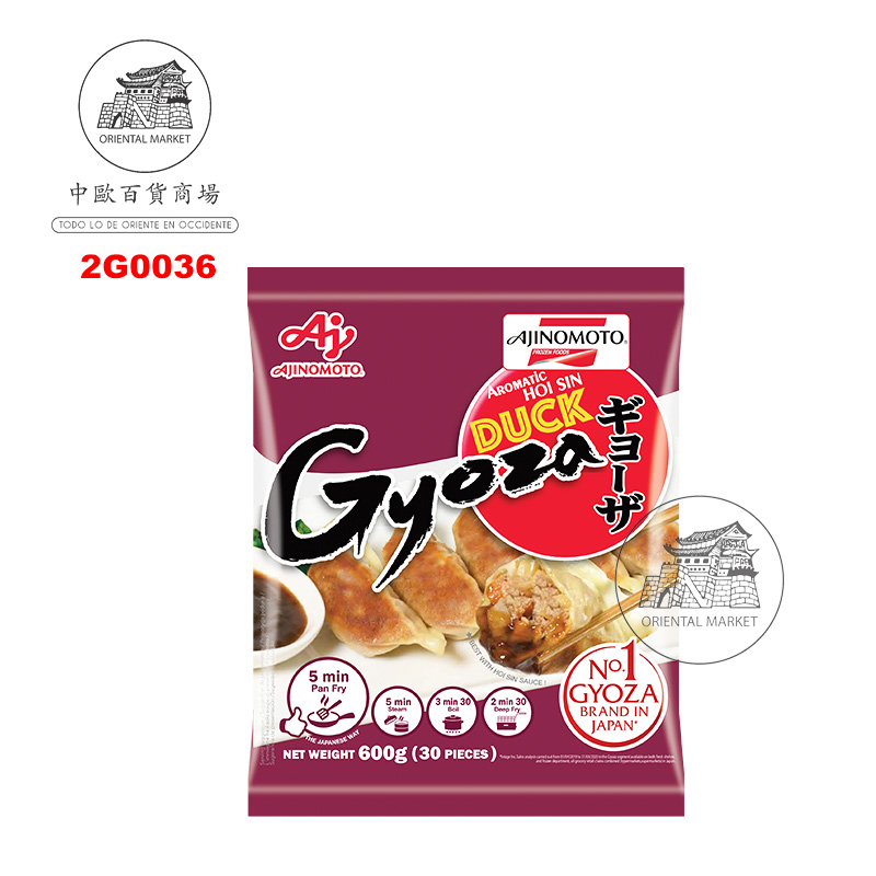 GYOZA PATO E002 CONGELADA *AJINOMOTO* 冻鸭肉煎饺 600g/10