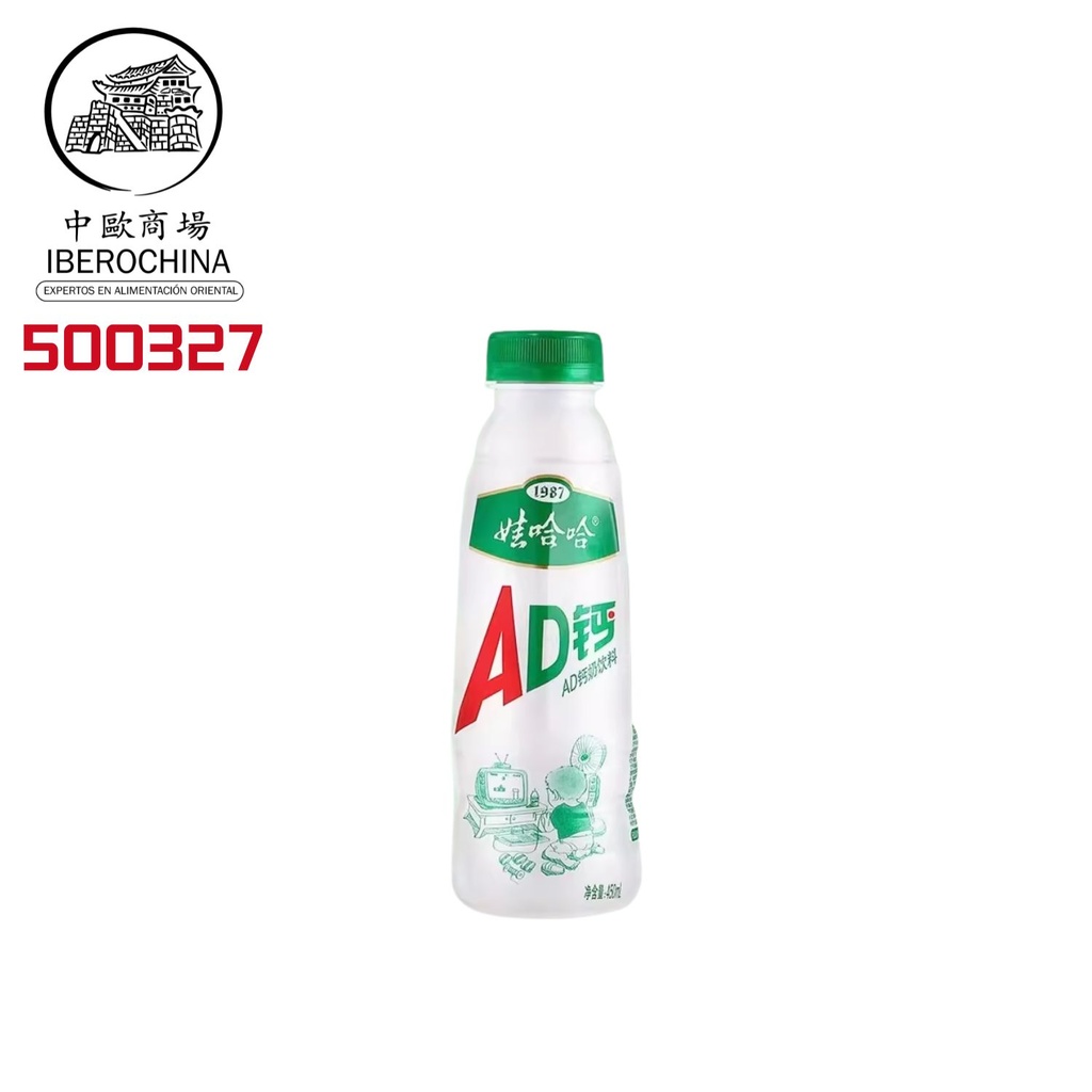 BEBIDA LECHE CALCIO AD *WAHAHA* 娃哈哈AD钙奶 450ml/15