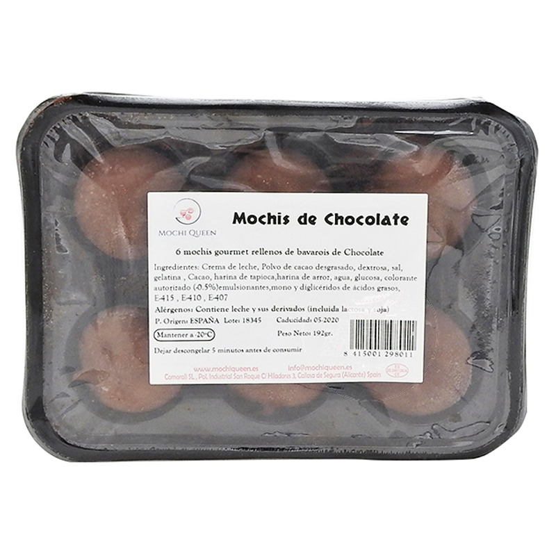 [200343/2M0040] MOCHI CHOCOLATE CONGELADO *MOCHI QUEEN* 雪后冻巧克力麻糬 210g/6u/10