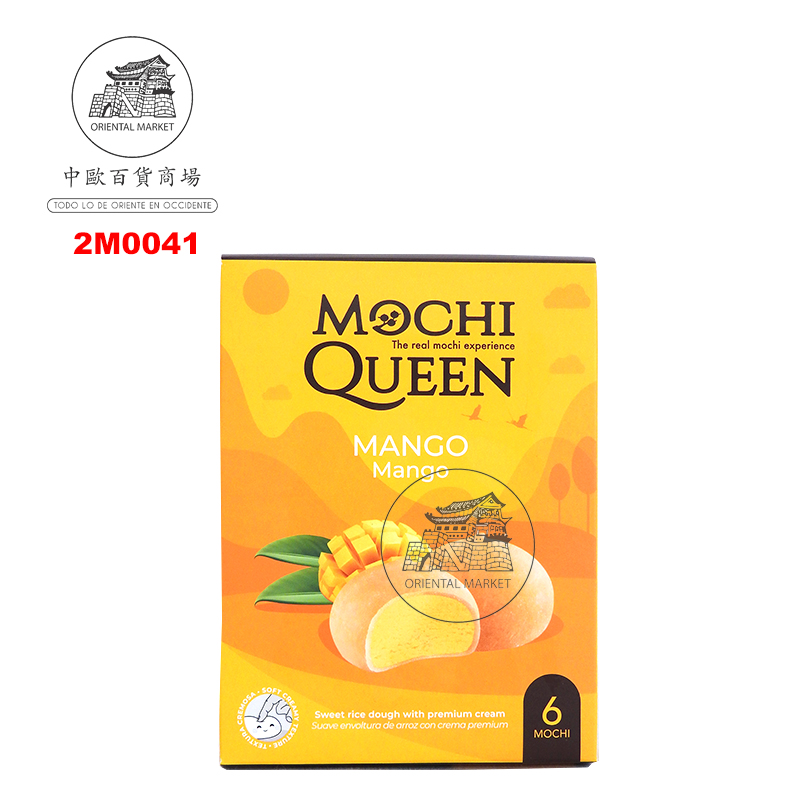[200338/2M0041] MOCHI DELUX MANGO CONGELADO *MOCHI QUEEN* 雪后臻选冻芒果麻糬 192g/6u/10