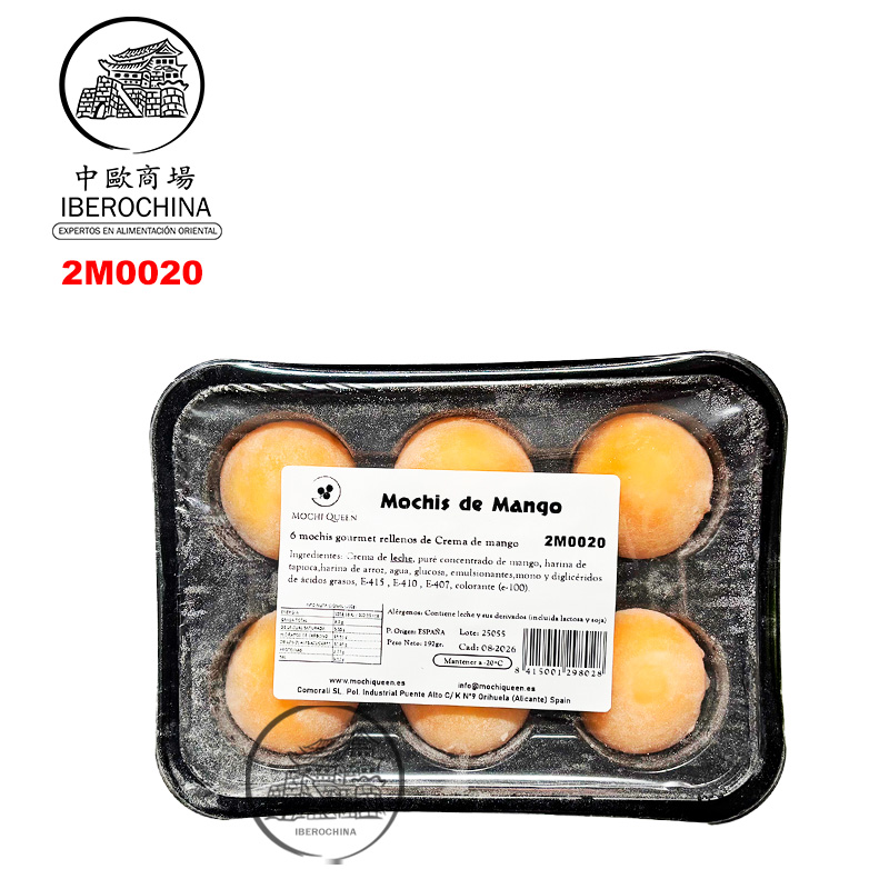 [200337/2M0020] MOCHI MANGO CONGELADO *MOCHI QUEEN* 雪后冻芒果麻糬 210g/6u/10