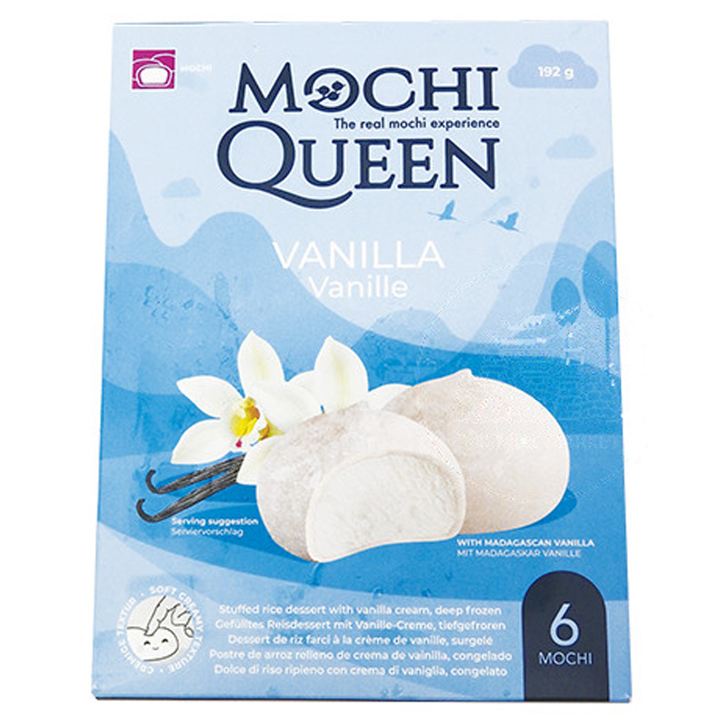 [200332/2M0053] MOCHI DELUX VAINILLA CONGELADO *MOCHI QUEEN* 雪后臻选冻香草麻糬 192g/6u/10