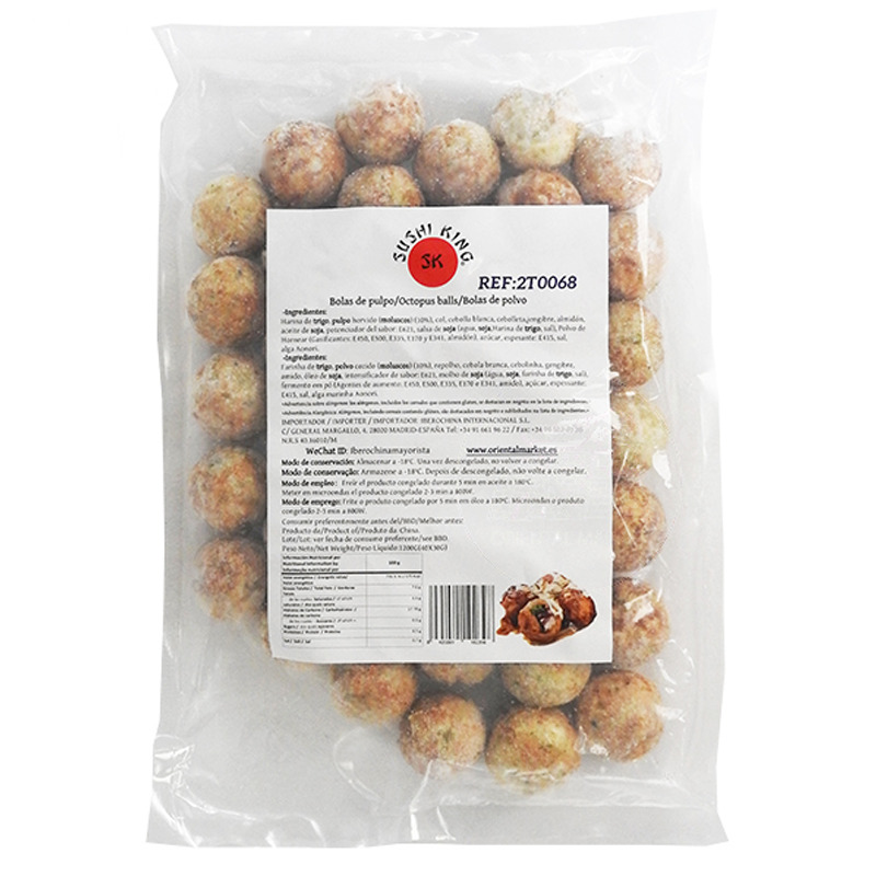 [200686/2T0068] TAKOYAKI *SUSHI KING* 寿司王日式章鱼烧 30g/40u/1,2kg/10