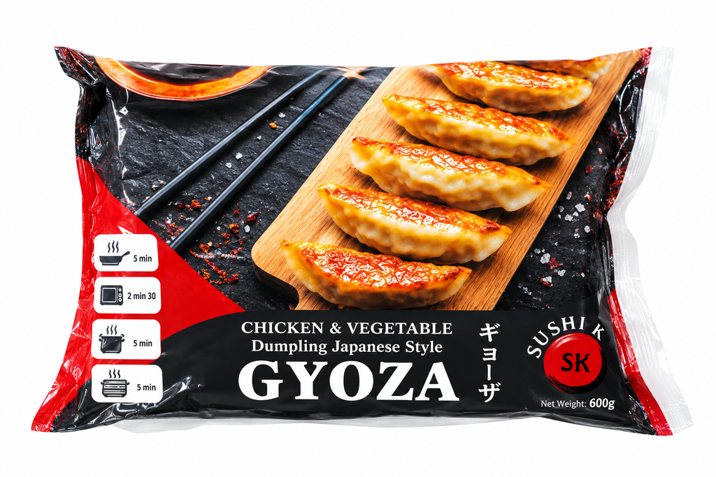 [200542/2G0074] GYOZA POLLO CONGELADA *SUSHI KING* 寿司王冻鸡肉煎饺 30u/600g/10