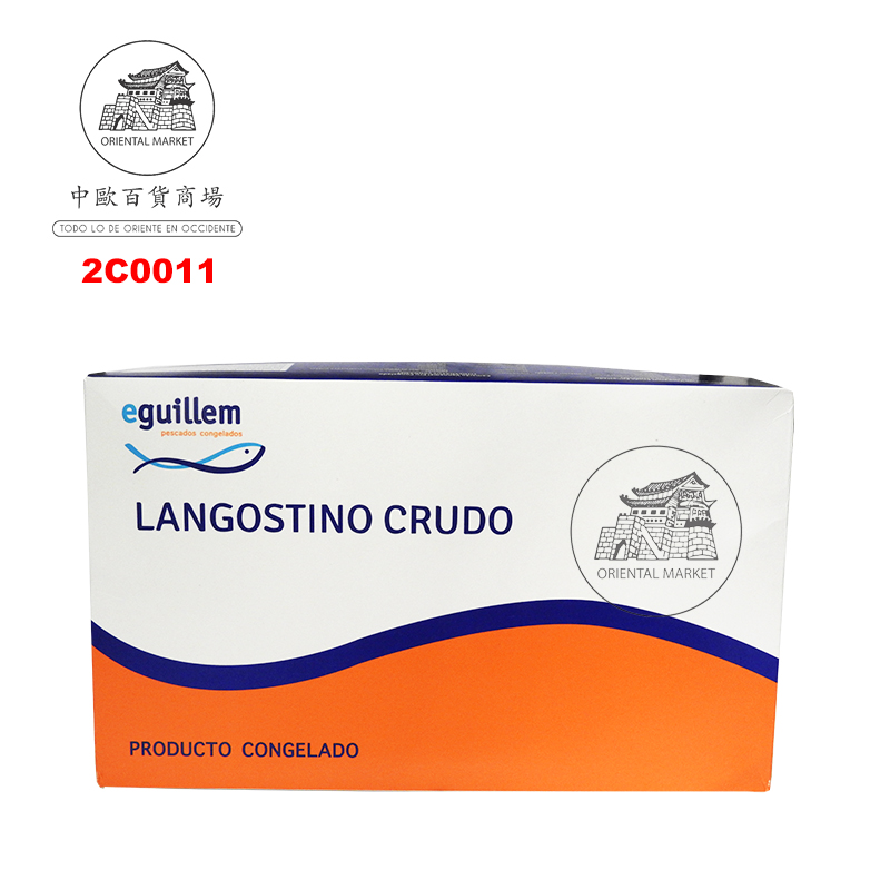 COLA LANGOSTINO (36/40) 冷冻去头虾 2kg/10