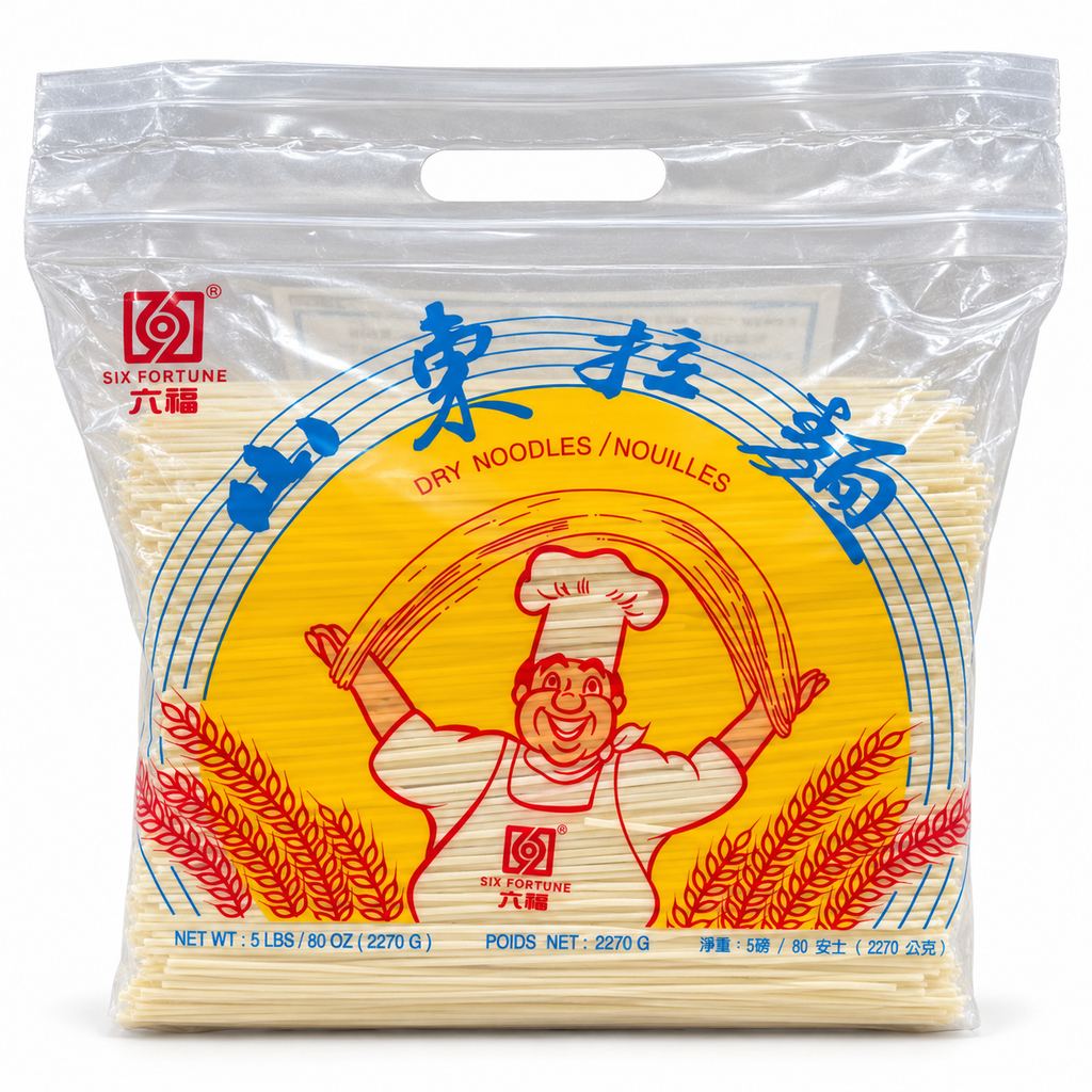 [502793/5F0086] TALLARIN SANTON AMARILLO(AMARILLO) *SIX FORTUNE* 六福山东黄拉面 2.27kg/10