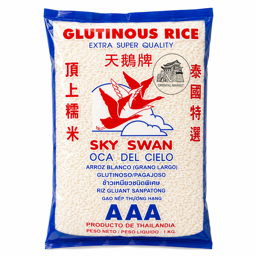 [501605/5A0090] ARROZ GLUTINOSO *SKY SWAN* 天鹅糯米 1kg/10