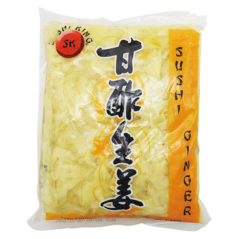 [502167/5G0160] JENGIBRE BLANCO GARI *SUSHI KING* 寿司王白醋姜片 1kg/10