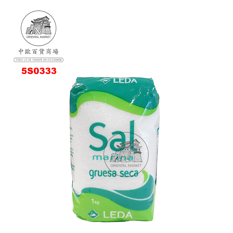 SAL GRUESA *LEDA* 深海粗盐巴 1kg/10
