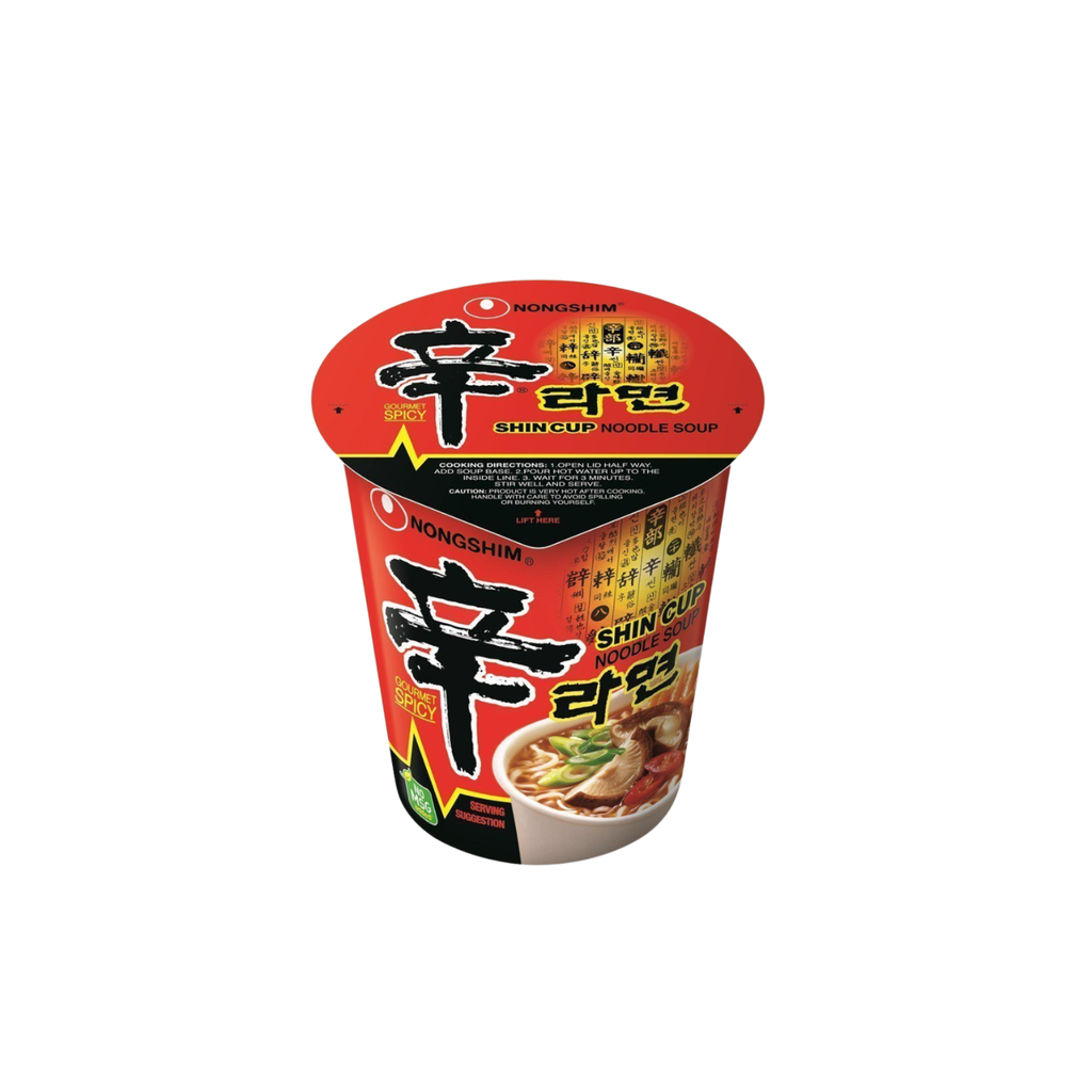 [501478/5T0227] NOODLE CUP SHIN RAMYUN *NONGSHIM* 农心辛杯面 68g/12