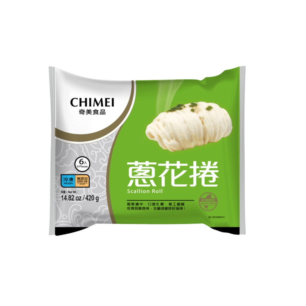 PAN CEBOLLINO CONGELADO *CHIMEI* 奇美冻葱花卷 420g/6u/12