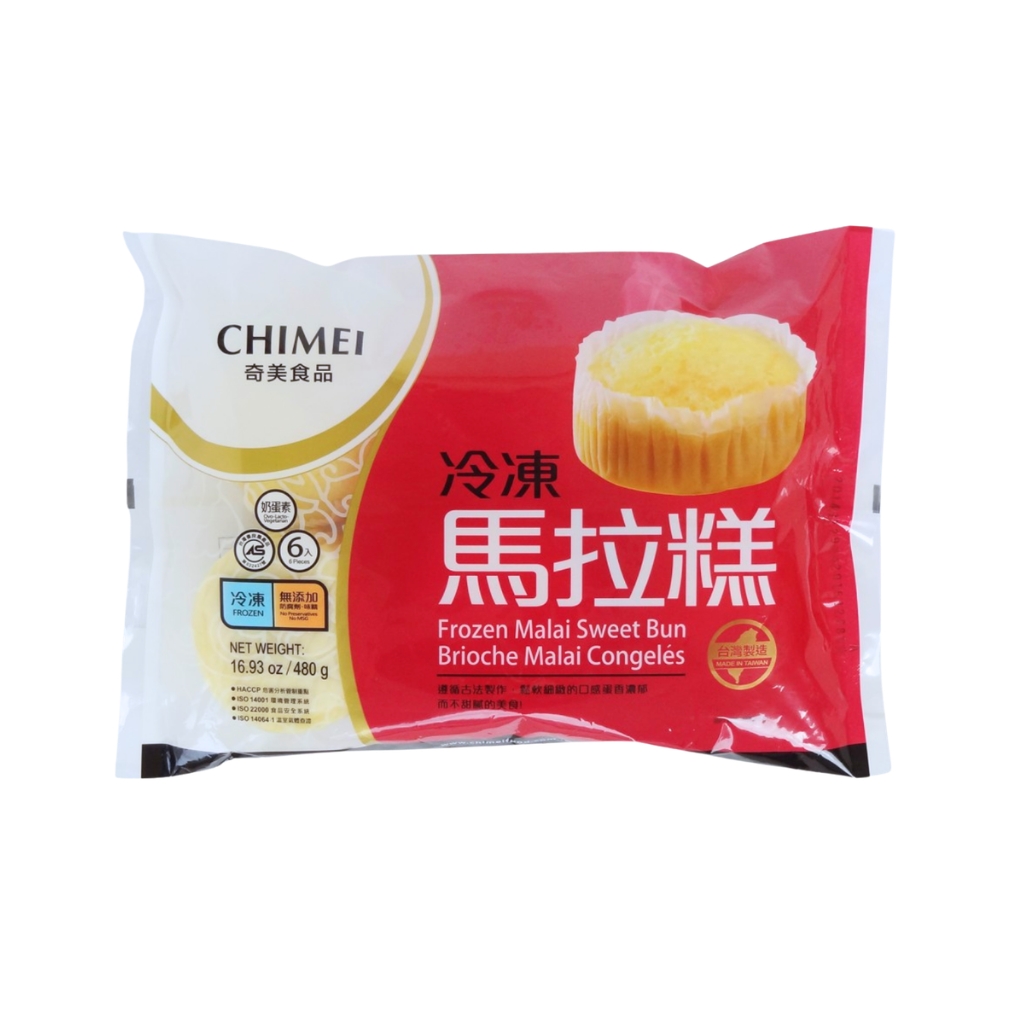 PASTEL DULCE MALAI CONGELADO *CHIMEI* 奇美冻马拉糕 480g/6u/12