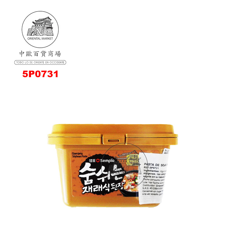 PASTA SOJA AMARILLA DOEN JANG *SEMPIO* 韩国黄豆酱 460g/12b