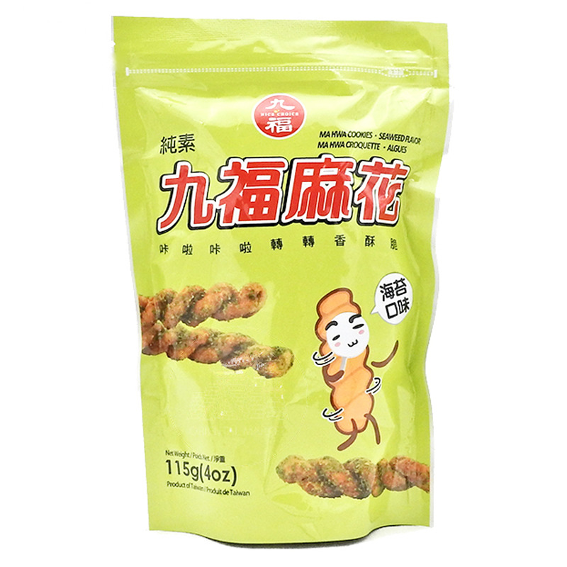 [502726/5G0223] SNACK MAFA ALGA *JOFO* 九福海苔麻花 115g/12