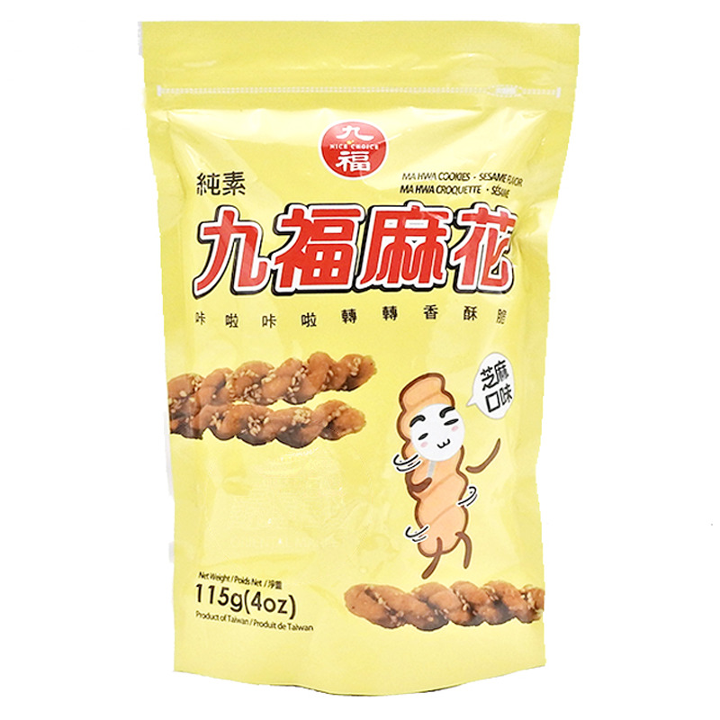 SNACK MAFA SESAMO *JOFO* 九福芝麻麻花 115g/12