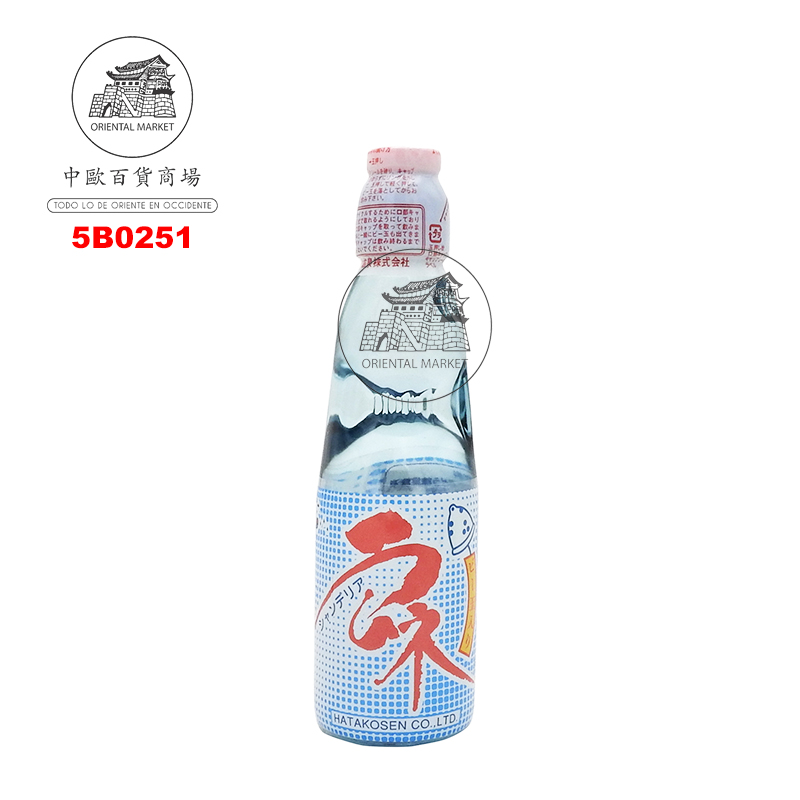 BEBIDA GASEOSA ORIGINAL *RAMUNE* 日本原味弹珠气泡饮料 200ml/30