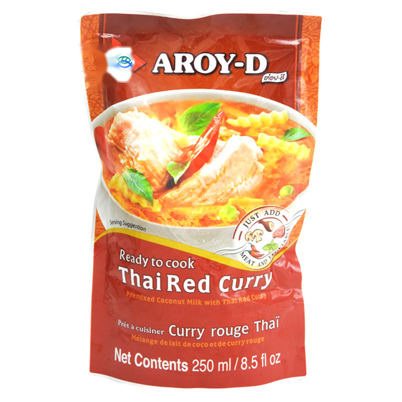 [501984/5C0750] CURRY ROJO THAI *AROY-D* 泰式红咖喱汁 250ml/12