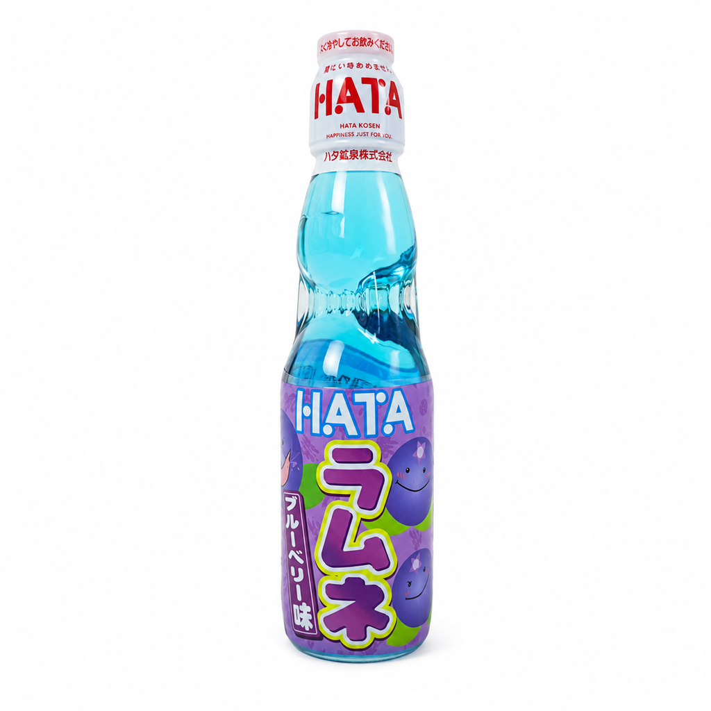 BEBIDA GASEOSA ARANDANO *RAMUNE* 日本蓝莓弹珠气泡饮料 200ml/30