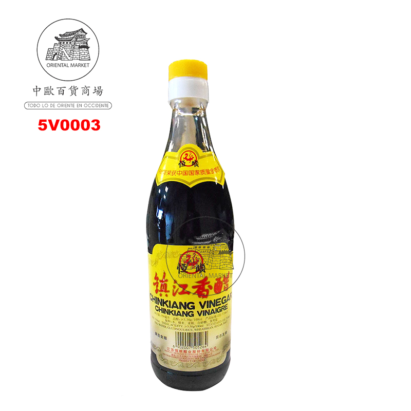 VINAGRE CHINKIAN *HENGSHUN* 恒顺牌镇江香醋 550ml/12
