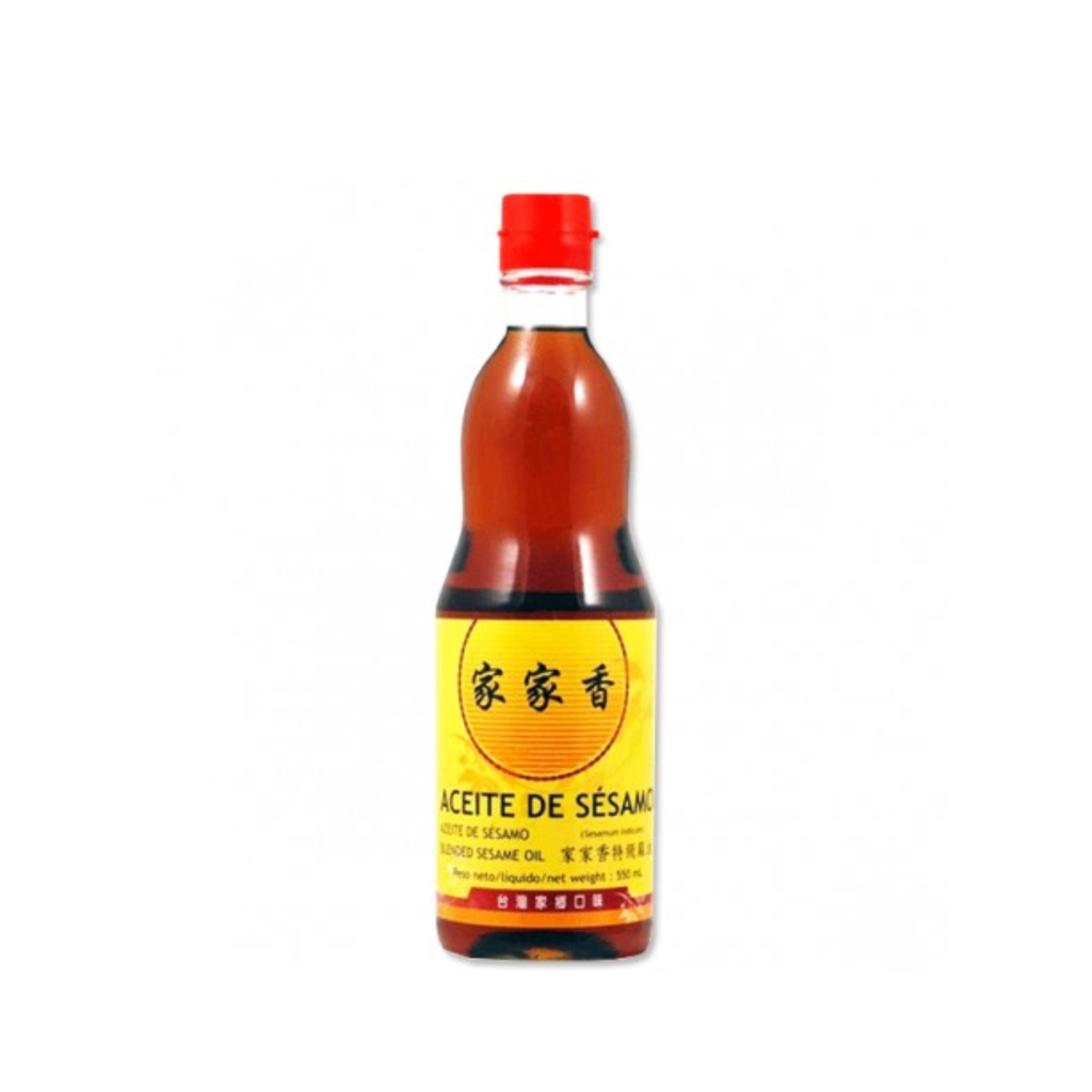 ACEITE SESAMO *JIAJIASHAN* 家家香芝麻油 550ml/12