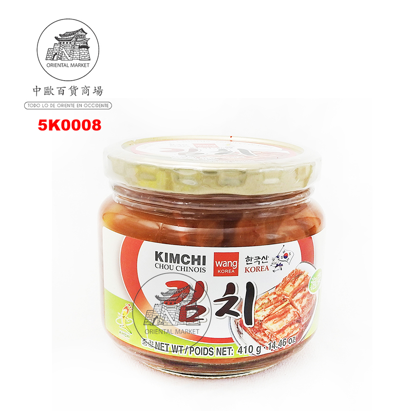 KIMCHI KOREANO *WANG* 韩国瓶装泡菜 410g/12