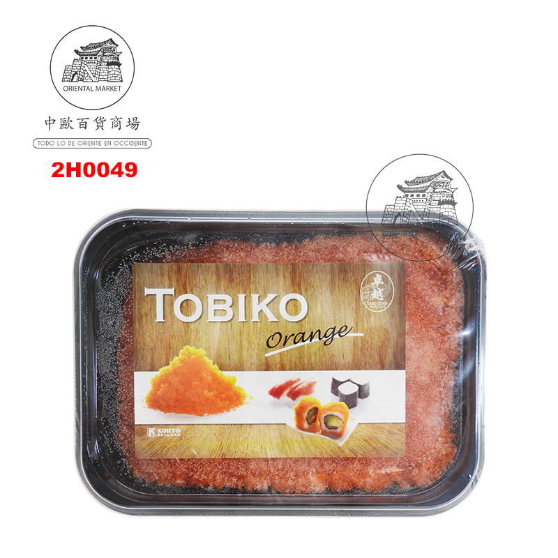 [200321/2H0049] HUEVAS TOBIKO NARANJA *KOHYO* 日本橘色飞鱼蛋 500g/12 NL-85