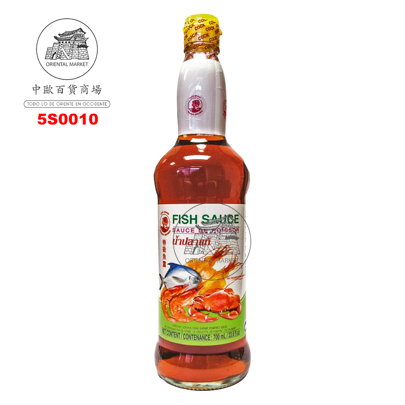 [501196/5S0010] SALSA PESCADO *COCK* 鸡标鱼露 700ml/12