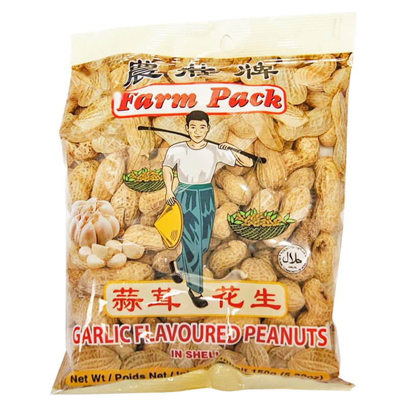 [501814/5C0030] CACAHUETE SABOR AJO *FARMER* 农夫蒜味花生150g/30