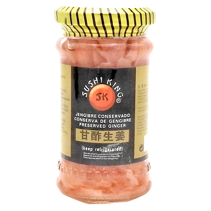 [502170/5J0030] JENGIBRE ROSA GARI *SUSHI KING* 寿司王红醋姜片 145g/12