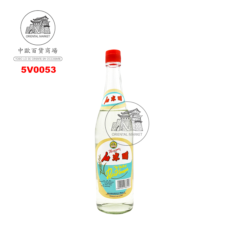 VINAGRE DE VINO BLANCO Y ARROZ *NARCISSUS* 水仙花牌白米醋 600ML/12