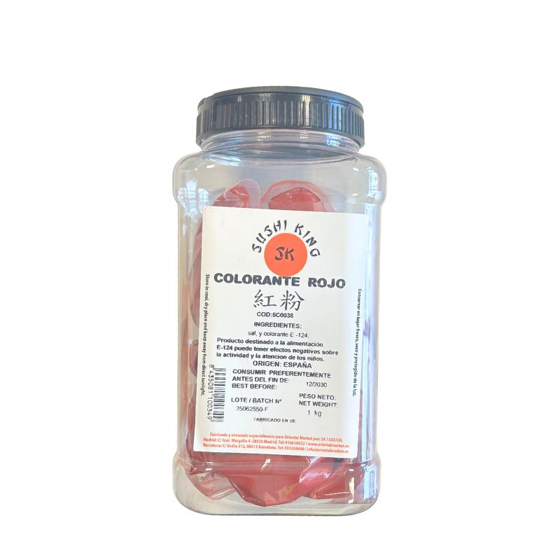COLORANTE ROJO *SUSHI KING* 寿司王红粉 900g/6