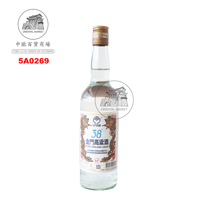AGUARDIENTE (38%) KAOLIANG *KINMEN* 金门高粱酒 600ml/12