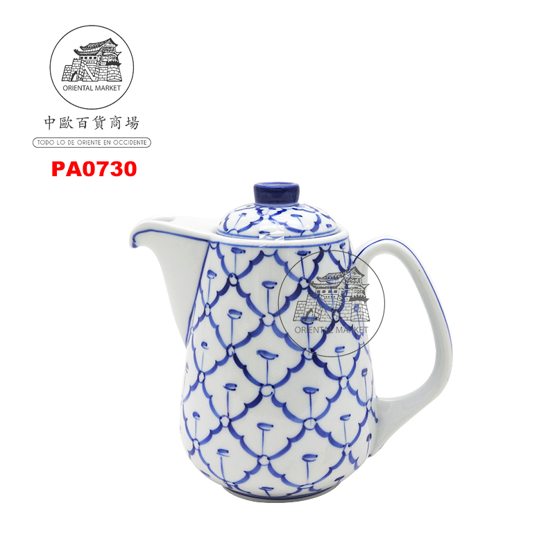 CAFETERA(AZUL/GRANDE)(8x18cm) 泰蓝瓷大咖啡壶 /14