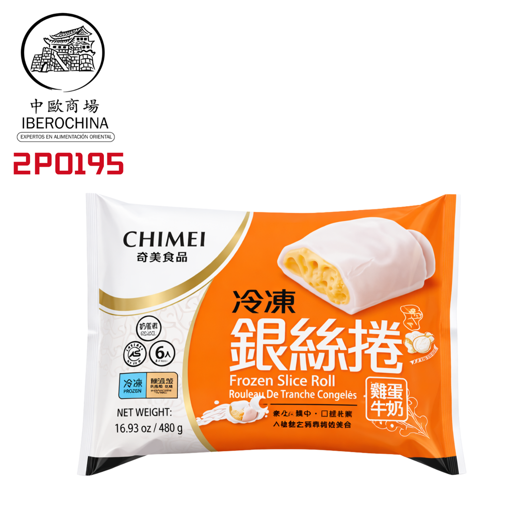 PAN TRIGO CONGELADO *CHIMEI* 奇美冻银丝卷 480g/6u/14