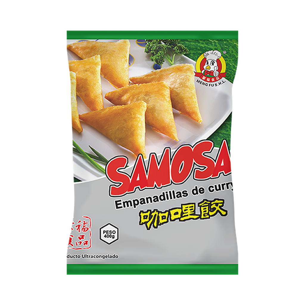 [200527/2E0058] SAMOSA CURRY CONGELADA *MENGFU* 蒙福冻咖喱饺 400g/14
