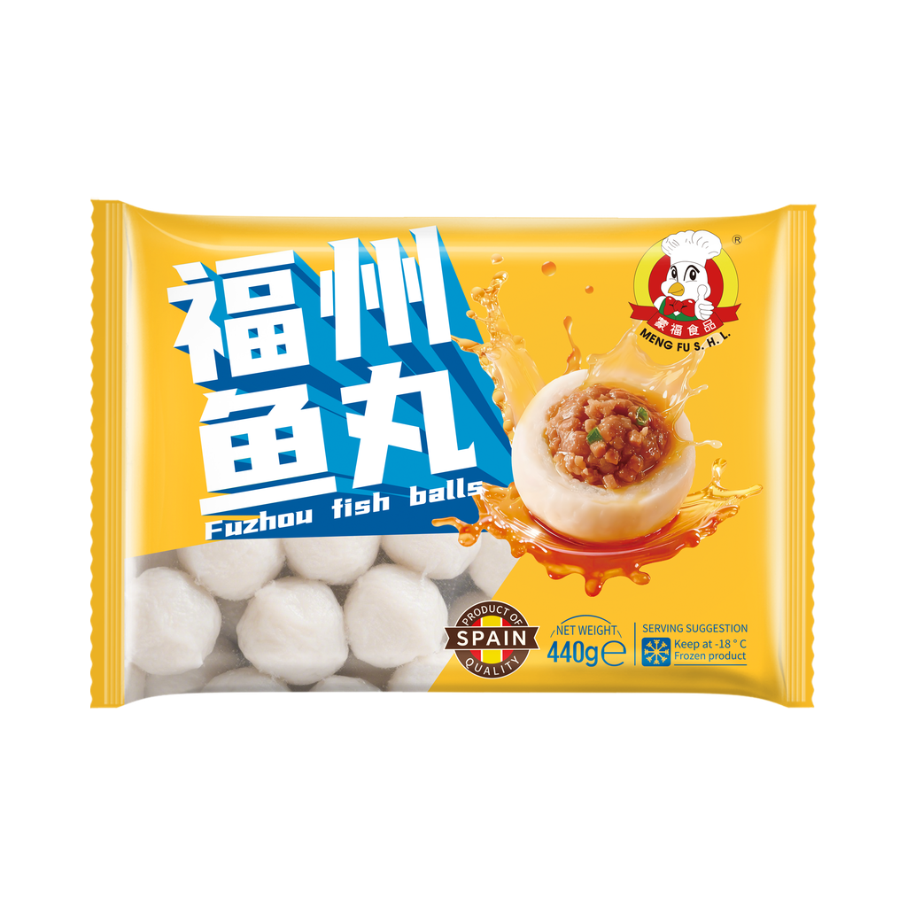 [200456/2B0018] ALBONDIGA PESCADO FUZHOU CONGELADA *MENGFU* 蒙福冻福州鱼丸 440g/14