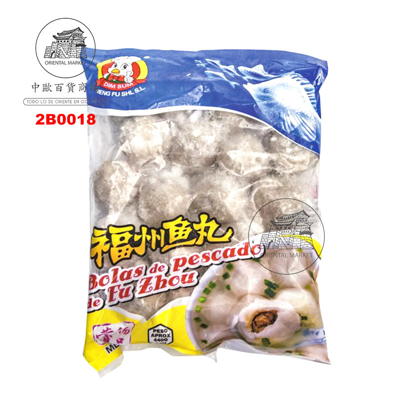 ALBONDIGA PESCADO FUZHOU CONGELADA *MENGFU* 蒙福冻福州鱼丸 440g/14