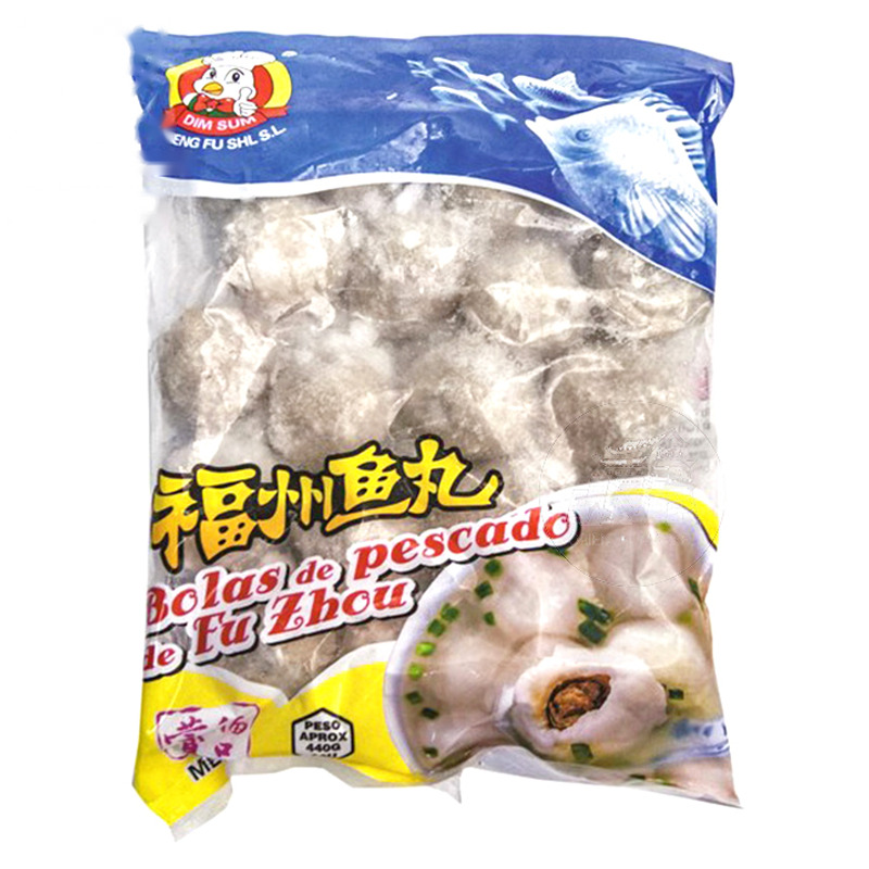 [200456/2B0018] ALBONDIGA PESCADO FUZHOU CONGELADA *MENGFU* 蒙福冻福州鱼丸 440g/14