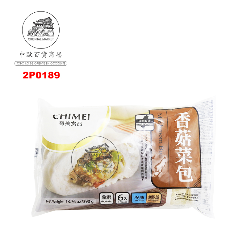 BOLLO RELLENO SETA *CHIMEI* 奇美冻香菇菜包 390g/6u/15