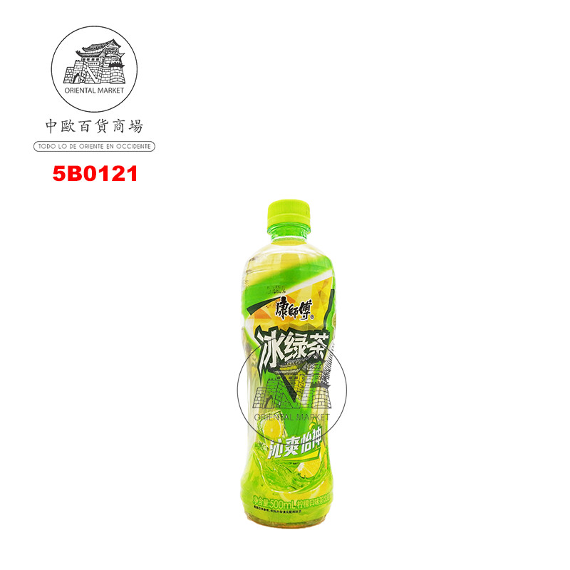 BEBIDA TE VERDE *KANGSHIFU* 康师傅冰绿茶 500ml/15