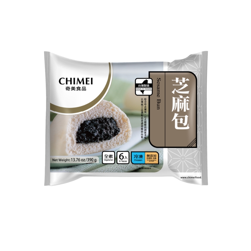 [200645/2P0252] BOLLO SESAMO CONGELADO *CHIMEI* 奇美冻芝麻包 390g/6u/15