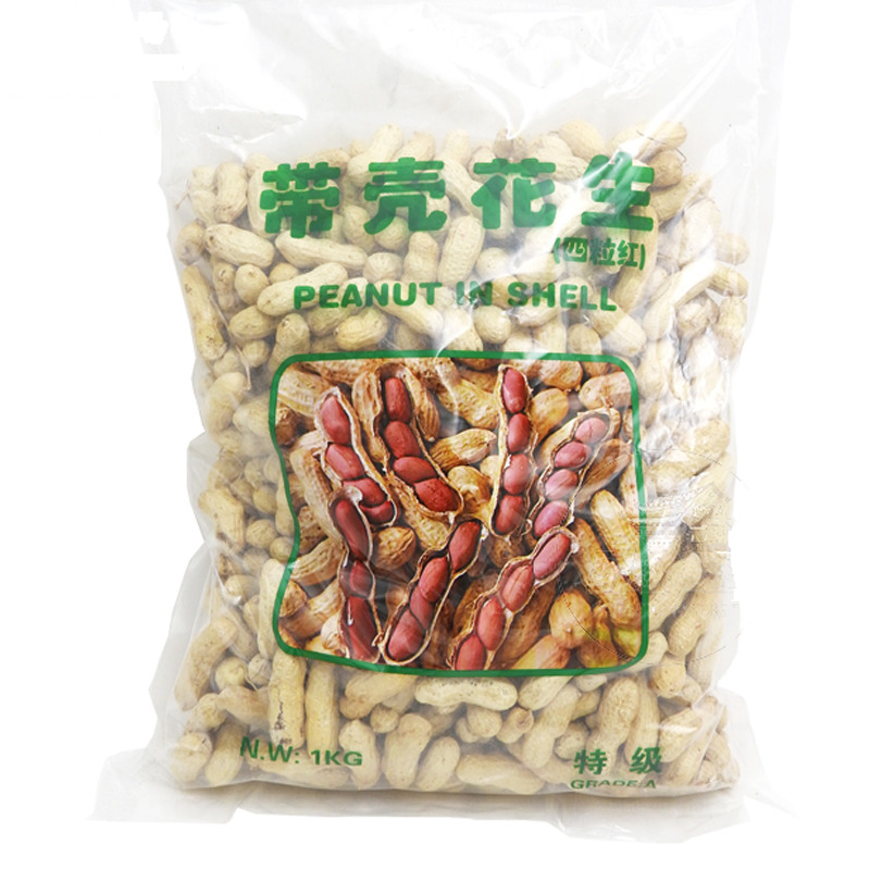 [501812/5C0610] CACAHUETE CON CASCARA   四粒红带壳花生 1kg/16
